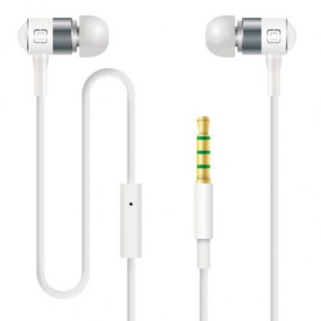 Incipio f8 Hi-Fi Stereo Earbuds with Mic, White