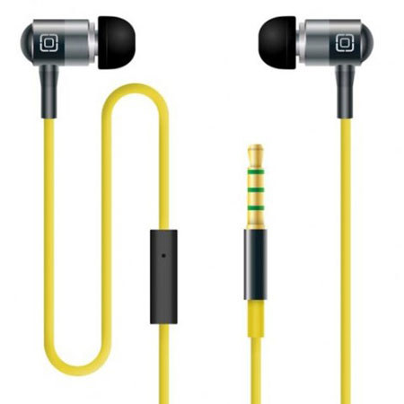 Incipio f8 Hi-Fi Stereo Earbuds with Mic, Yellow