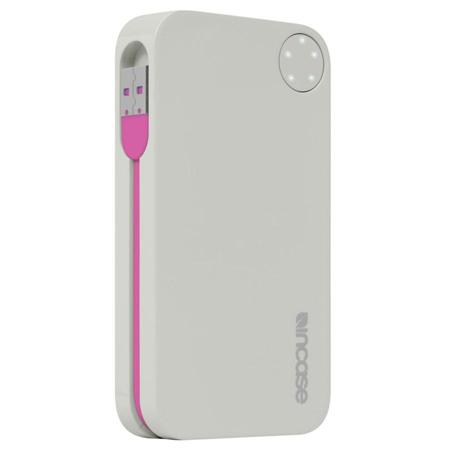 Incase Power 5400 Double Charge Battery, Gray/Magenta