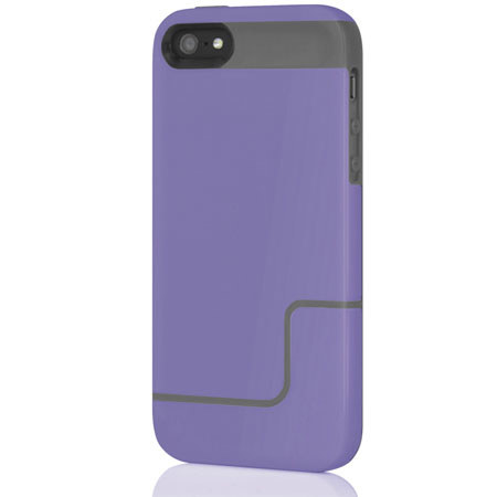 Incipio Edge Pro Hard Case for iPhone 5, Vivid Violet/Charcoal Gray