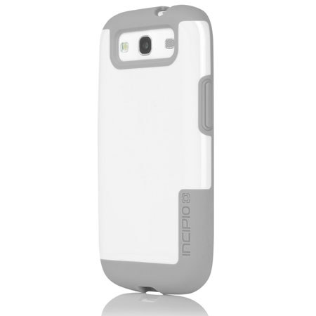 Incipio Faxion Hybrid Case for Samsung Galaxy S III, White/Gray