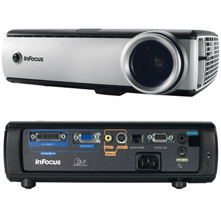 InFocus IN34 DLP Multimedia Projector, 2500 ANSI Lumens, XGA (1024 x 768) Resolution