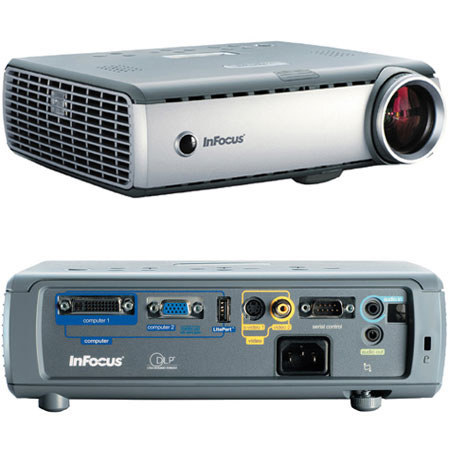 InFocus LP-600 LCD Multimedia Projector, 2000 ANSI Lumens, XGA (1024 x 768)