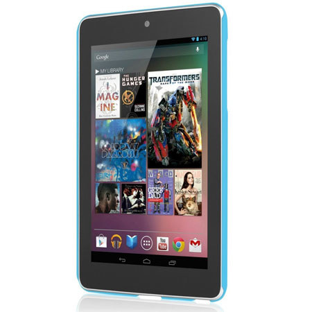 Incipio Feather Ultralight Hard Shell Case for Google Nexus 7, Neon Blue