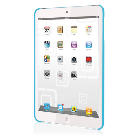 Incipio Feather Ultra Thin Snap-On Case for iPad Mini, Cyan Blue
