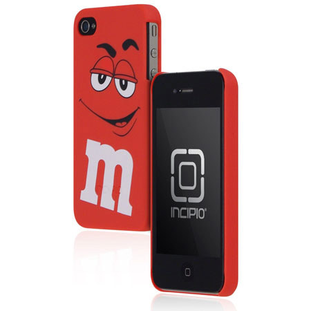 Incipio M&M's Feather Slim Case for iPhone 4 & 4S, Red