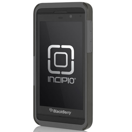 Incipio DualPro Shrine Slim Case for BlackBerry Z10, Silver/Charcoal