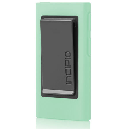 Incipio Hipster Clip Hybrid Case with Clip for iPod Nano 7G, Green / White