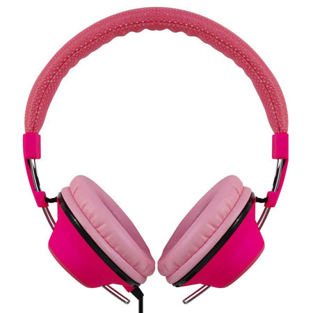 Incipio f38 Lifestyle Hi-Fi Stereo Headphones, Neon Pink