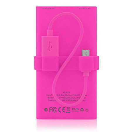 Incipio OFFGRID 4000mAh Backup Battery, Pink