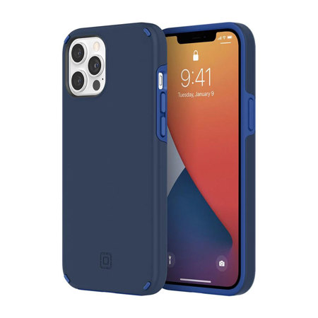 Incipio Duo Case for iPhone 12 Pro Max, Dark Blue/Classic Blue