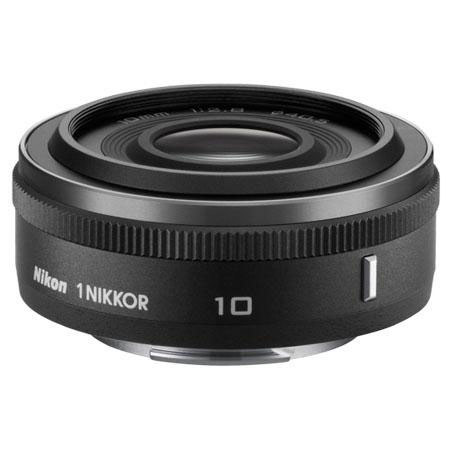 Nikon 1 10mm f/2.8 Lens - Black - Refurbished by Nikon U.S.A.