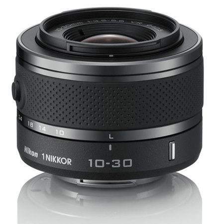 Nikon 1 10-30mm f/3.5-5.6 VR Lens, Black