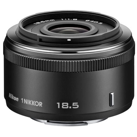 Nikon 1 18.5mm f/1.8 Lens for Mirrorless Camera System - Black