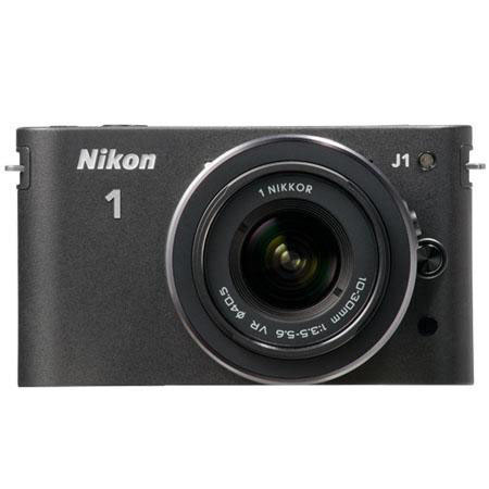 Nikon J1 Camera 10-30mm & 10mm f/2.8 Lenses, White - BUNDLE w/32gb Card & Bag +