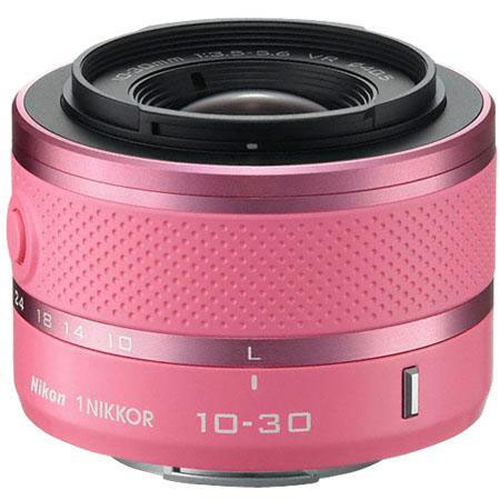 Nikon J1 Camera Pink w/10-30mm, 10-30mm, 10mm f/2.8 & FREE: 32gb