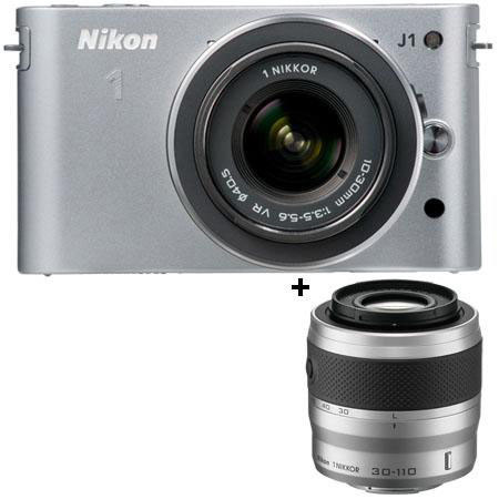 Nikon 1 J1 Mirrorless Digital Camera TWO-LENS ZOOM Special Bundle