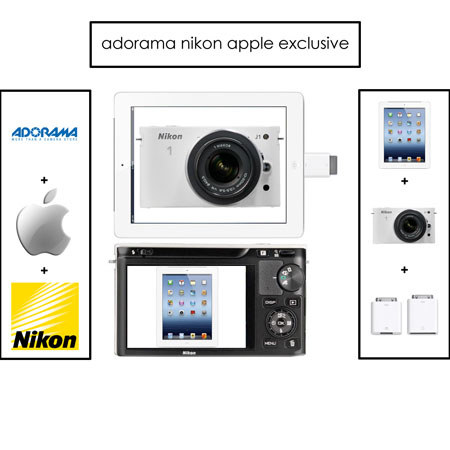 Nikon 1 J1 l Camera with Nikon 1 10-30mm VR Zoom Lens - White
