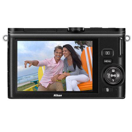 Nikon 1 J3 Mirrorless Digital Camera with 10-100mm Lens, Black