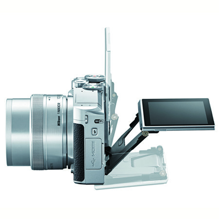 Nikon 1 J5 Mirrorless with NIKKOR 10-30mm f/3.5-5.6 VR Lens, Silver
