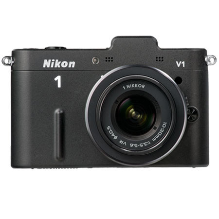 Nikon 1 V1 Mirrorless 10.1 MP Digital Camera w/NIKKOR 10-30mm Lens, Black