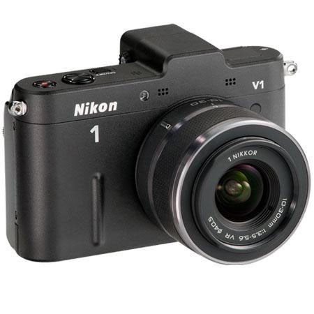 Nikon 1 V1 Mirrorless Digital Camera w/NIKKOR 10-30mm Lens, Black