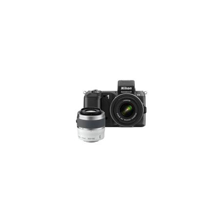 Nikon 1 V2 Camera w/10-30mm Lens Black, Bundle w/30-110mm VR Lens White & MORE