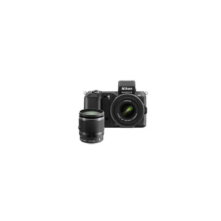 Nikon 1 V2 Camera w/10-30mm Lens, Black, Bundle w/10-100mm Black Lens & MORE