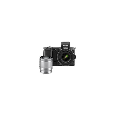 Nikon 1 V2 Camera w/10-30mm Lens, Black, Bundle w/10-100mm Silver Lens & MORE