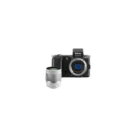 Nikon 1 V2 Camera Body, Black - Bundle - with 10-100mm VR White Lens & MORE