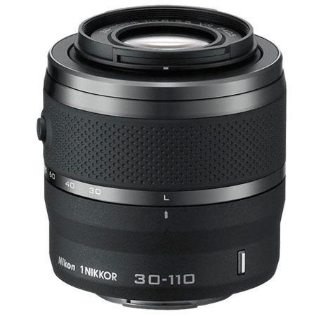 Nikon 1 NIKKOR 30-110mm f/3.8-5.6 VR Lens, Black with Basic Accessory Bundle