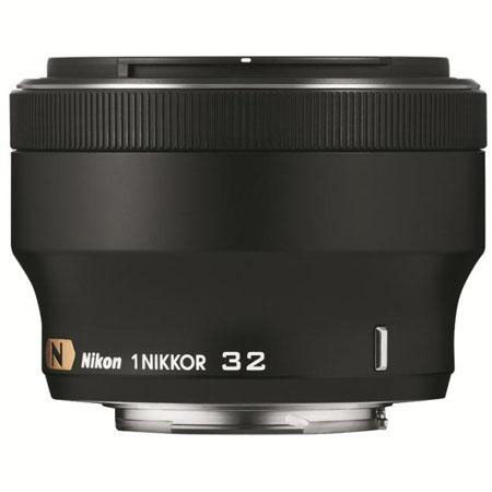 Nikon 1 NIKKOR 32mm f/1.2 Lens - Black - Refurbished by Nikon U.S.A.