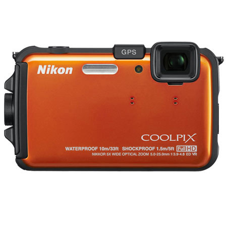 Nikon Coolpix AW100 Digital Camrea Orange