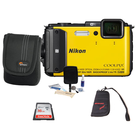 Nikon COOLPIX AW130 イエロー ニコン、水深30m対応デジカメ「COOLPIX AW130」に新色イエローと