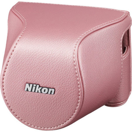 Nikon CB-N2200S Body Case Set for Nikon 1 J3/S1 Cameras, Pink