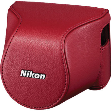 Nikon CB-N2200S Body Case Set for Nikon 1 J3/S1 Cameras, Red