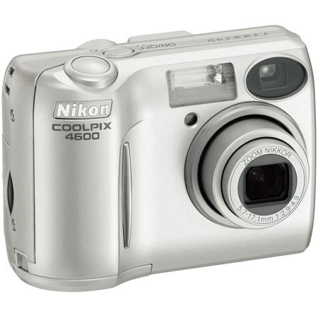 Nikon Coolpix 4600 Digital Camera, 4.0 Megapixel, 3x optical / 4x Digital Zoom, - Refurbished By Nikon U.S.A.