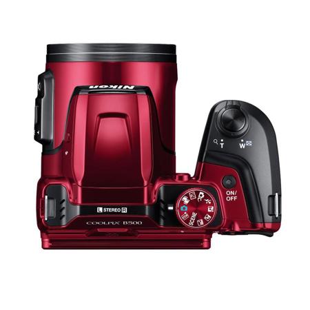 Nikon Coolpix B500 Digital Point & Shoot Camera - Red - Refurbished