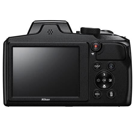 Nikon COOLPIX B600 16MP Compact Digital Point & Shoot Camera, 60x Optical Zoom, Black