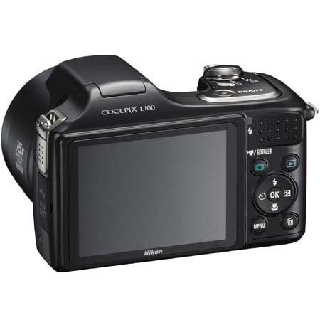 Nikon Coolpix L100 Digital Camera, Refurbished, Black