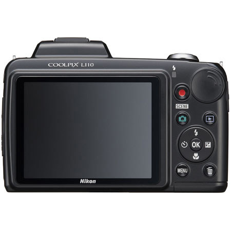 Nikon Coolpix L110 12.1 MP Digital Camera, Black, Refurbished Nikon USA #26194 B