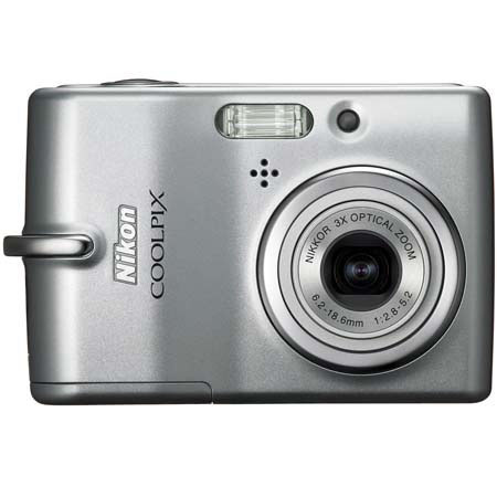 Nikon Coolpix L11 Digital Camera, 6 Megapixel, 3x Optical Zoom, 4x Digital Zoom, 2.4" LCD Display