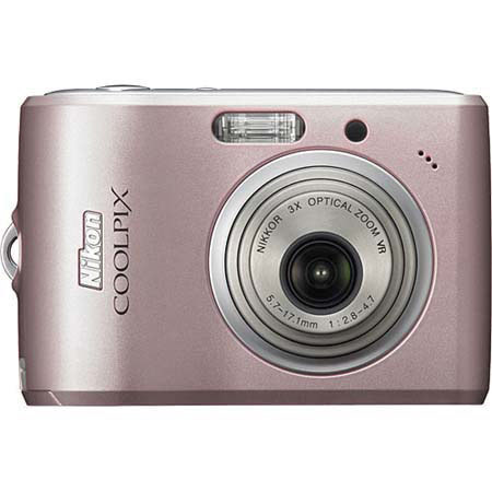 Nikon Coolpix L15 Digital Camera, 8.3 MP, Pink - Refurb