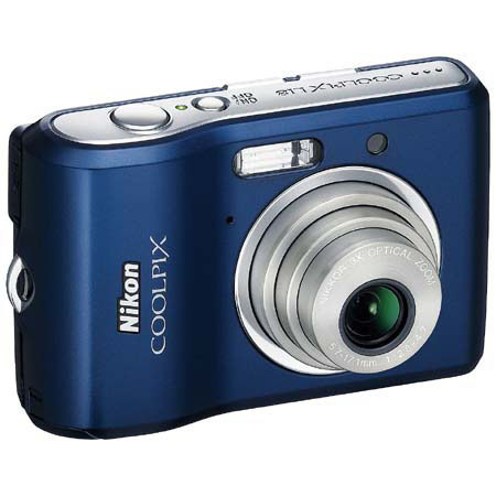 Nikon Coolpix L18 Digital Camera, 8.0 Megapixel, 3x Optical Zoom, 4x Digital Zoom, 3.0" LCD Display, Blue
