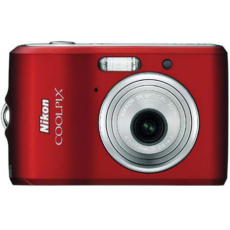 Nikon Coolpix L18 Refurbished Digital Camera, Ruby Red