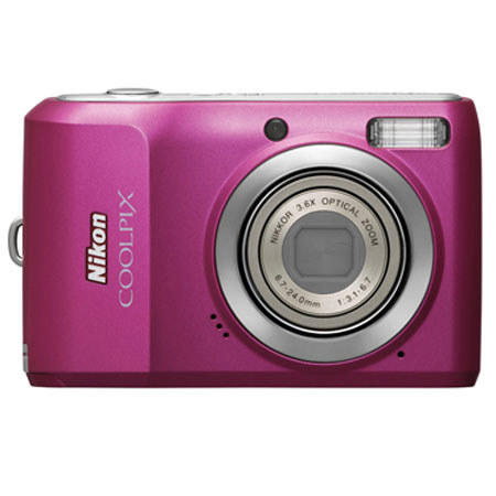 Nikon Coolpix L19 Refurbished Digital Camera, Pink