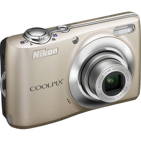 Nikon Coolpix L24 Digital Camera, Silver
