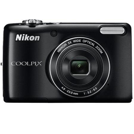 Nikon Coolpix L26 Digital Camera Black Bundle 4GB