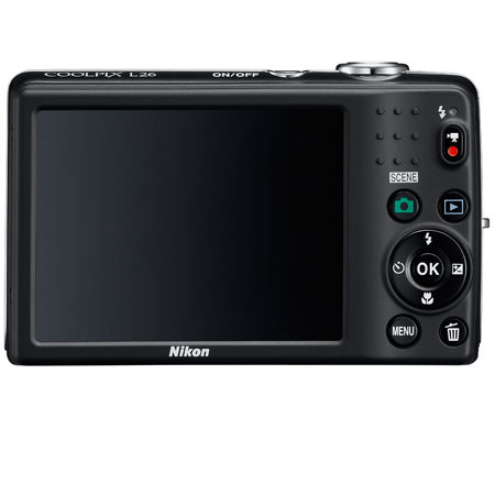 Nikon Coolpix L26 Digital Camera, Black