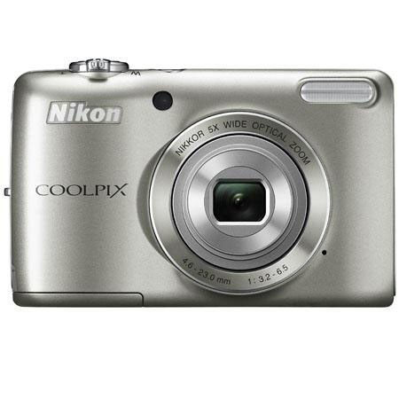 Nikon Coolpix L26 Digital Camera Silver Bundle 4GB